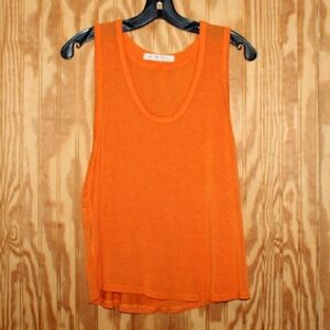 We The Free Orange Sleeveless Tank Top - Size M
